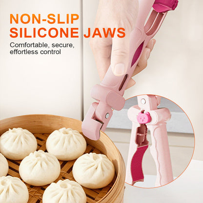 Heat-Resistant Serving Clamp for Safe Grip of Hot Dishes Without Slipping