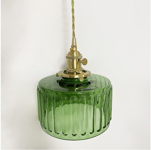 Celeste Vintage Pendant Light with Crystal Accents