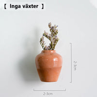 Red Glass Container