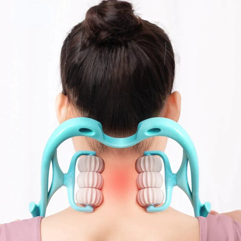 Ergonomic Neck Relief Massager for On-the-Go Comfort