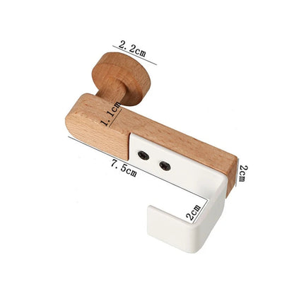 Door Hanger Hook | Wood & Iron | Rust-Resistant | Fits Cabinet Doors up to 2 cm