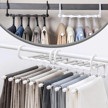 5-Tier Space-Saving Clothes Hanger for Neat Organization