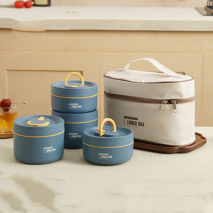 Thermal Insulated Stainless Steel Lunch Box Set for Everyday Use
