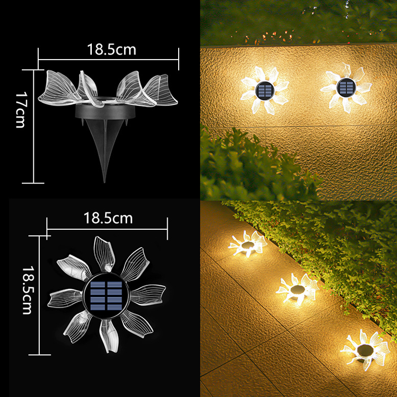 Solar-Powered Garden Glow Light - Effortless Outdoor Illumination