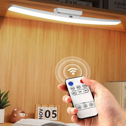 Rechargeable LED Magnetic Light with Touch & Remote Control - Warm to Cool White, Type-C Fast Charging
