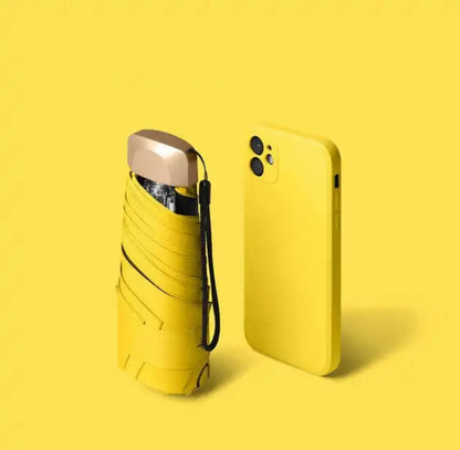Mini Compact Umbrella – Portable Sun and Rain Shield for Travel