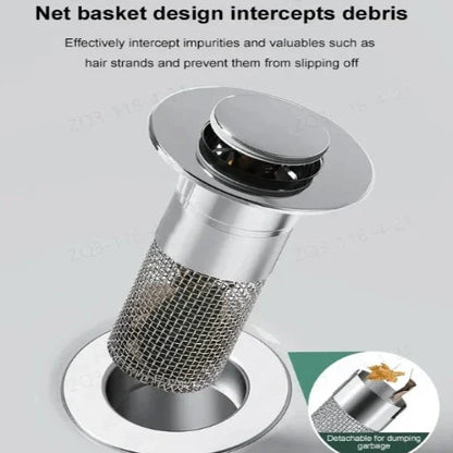 DrainGuard Pro - Universal Sink Strainer Solution