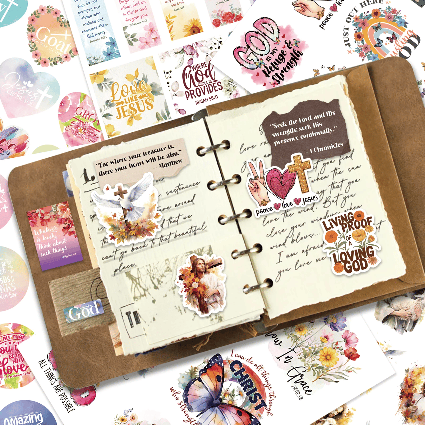 Inspirational Bible Sticker Set