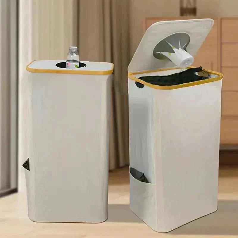 Compact 100-Liter Recycling Organizer | Foldable Waste Separator for Easy Storage