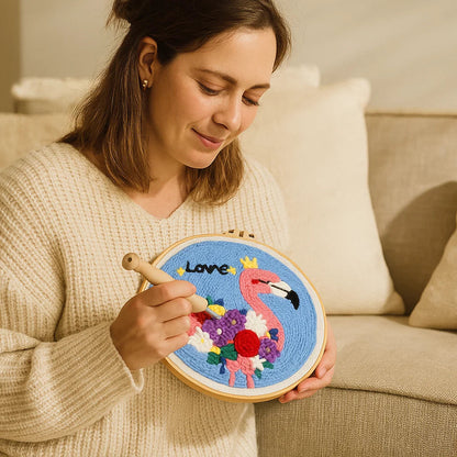 Quick Relaxation and Beautiful Embroidery Art Creation