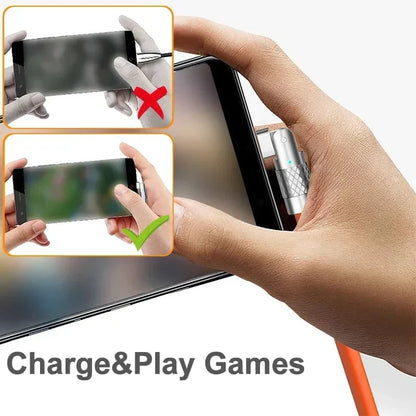 Quick Charge Cable with 180° Rotating Connector