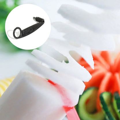 Elegant Spiral & V-Cut Tool Set for Stunning Food Presentation