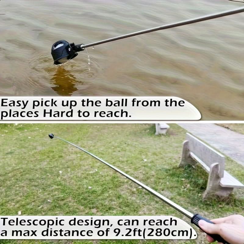 Telescopic Golf Ball Retriever in Stainless Steel