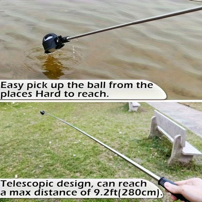 Telescopic Golf Ball Retriever in Stainless Steel
