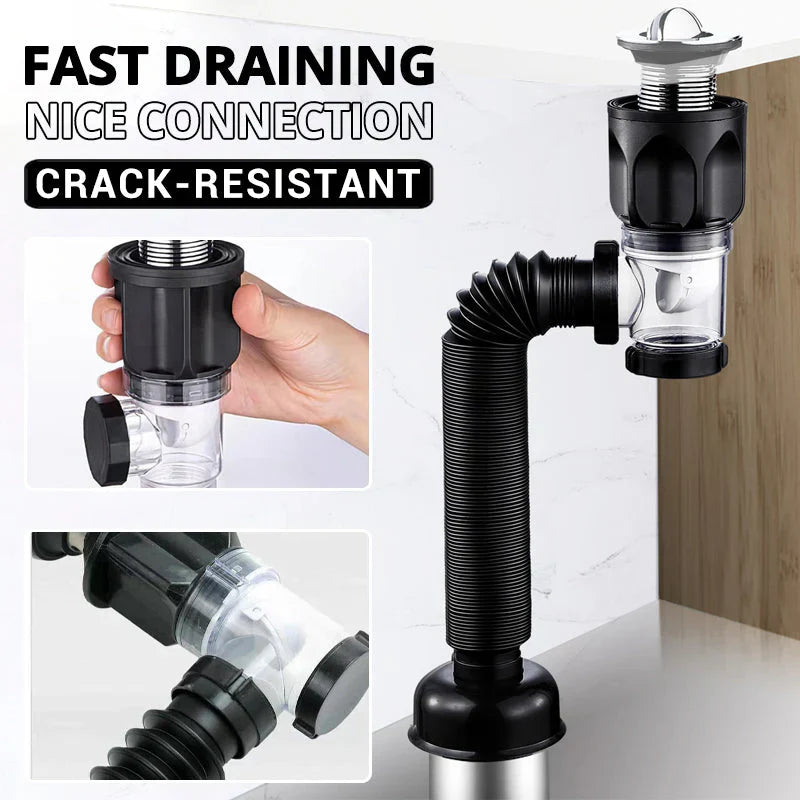 Buy One Get One Free | Odor and Clog Resistant Drain Pipes for Sinks