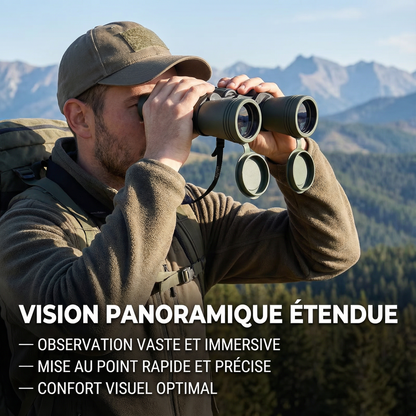 20x50 High-Power Binoculars with Bright FMC Optics for Long-Distance Viewing