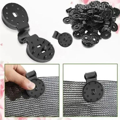 Secure Garden Clips for Shade Sails & Tarps | Durable Fasteners with Twist Lock