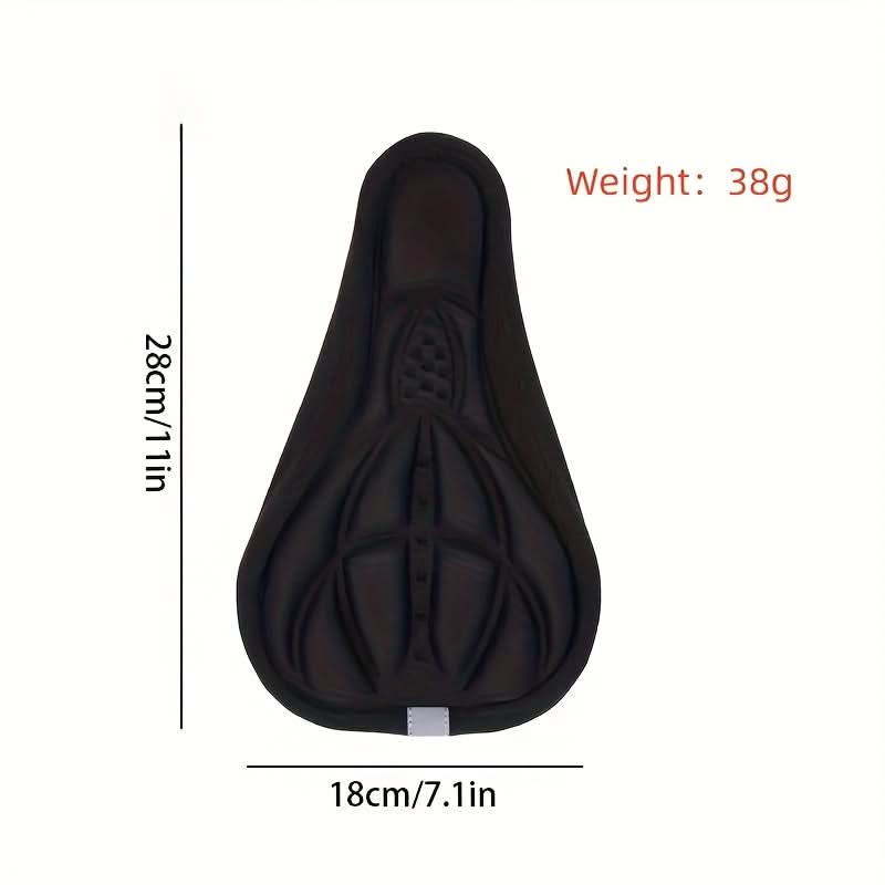 Breathable Gel Bike Seat Cushion for Shock Absorption and Comfort
