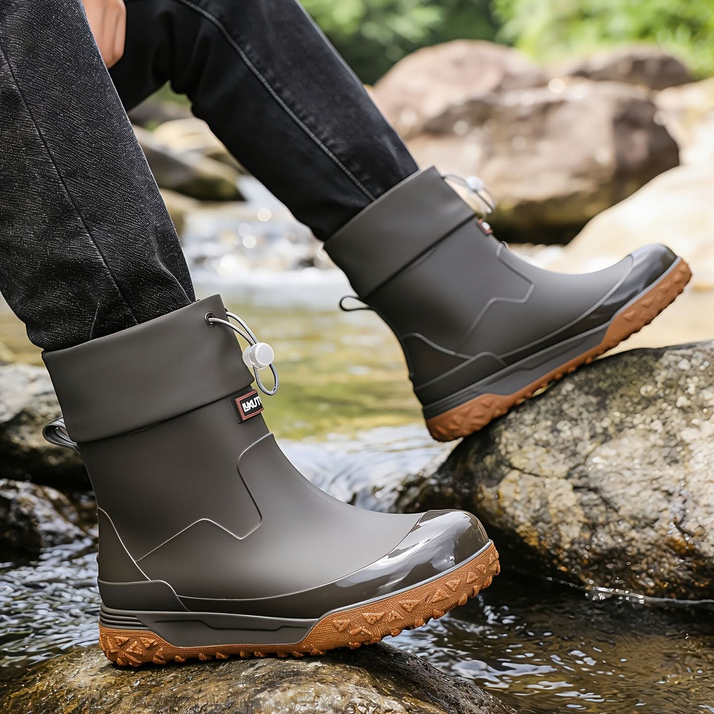 Lightweight Short Rain Boots – Waterproof Design