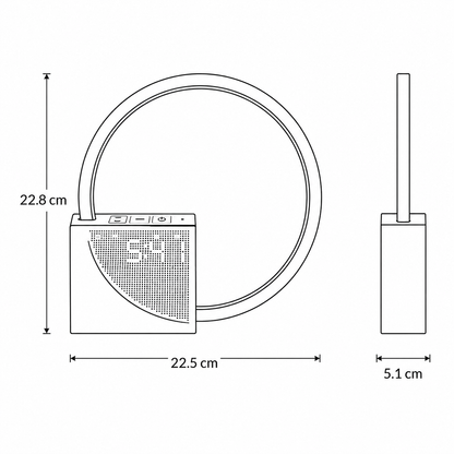 USB Port LED Desk Lamp with Multiple Functions