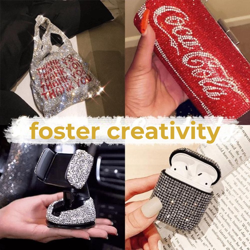 70 Crystal Stickers for Quick Placement in Craft Projects