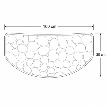 Non-Slip Thick Bath Mat for Shower and Bathroom Floor