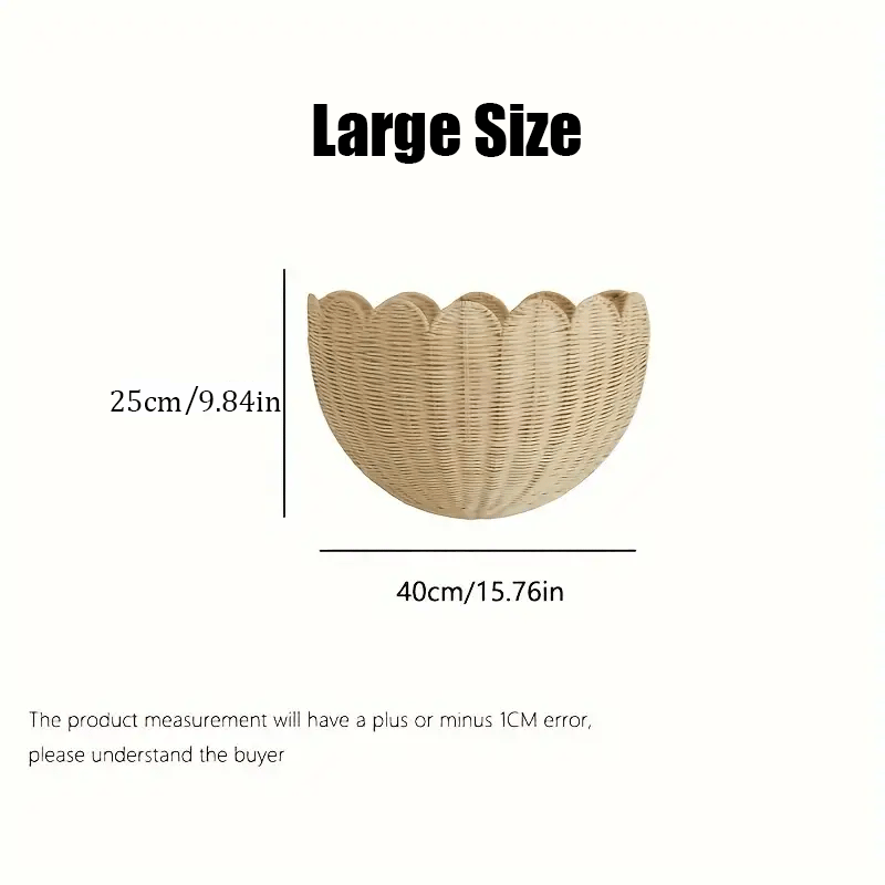 Charming Wall Storage and Decoration Solution in Rattan Style