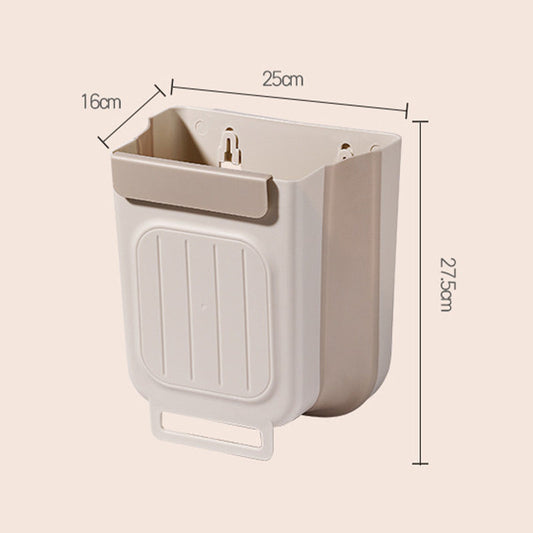 Create Instant Kitchen Space with a Foldable Trash Bin