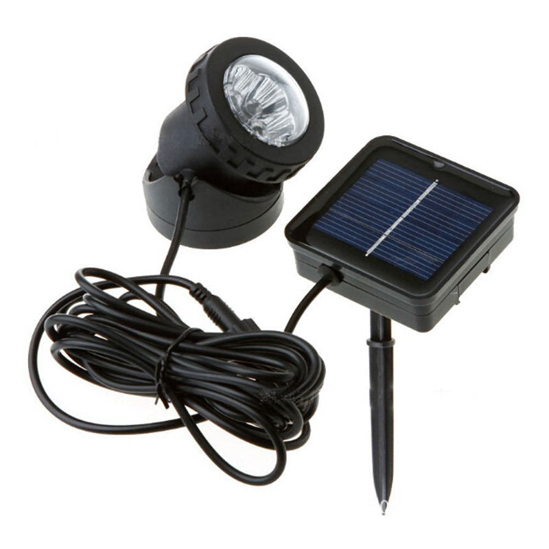 Landscape Spotlight with Adjustable Solar LED and External Photovoltaic Panel
