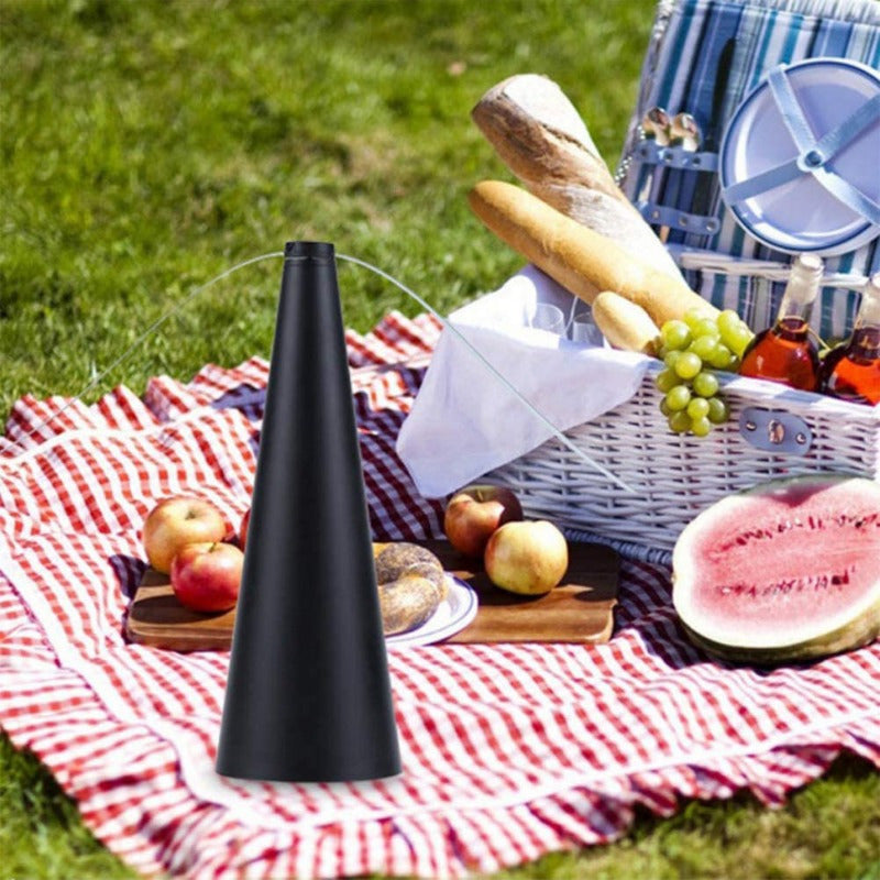 Portable Battery-Operated Outdoor Fan for Mosquito and Fly Control