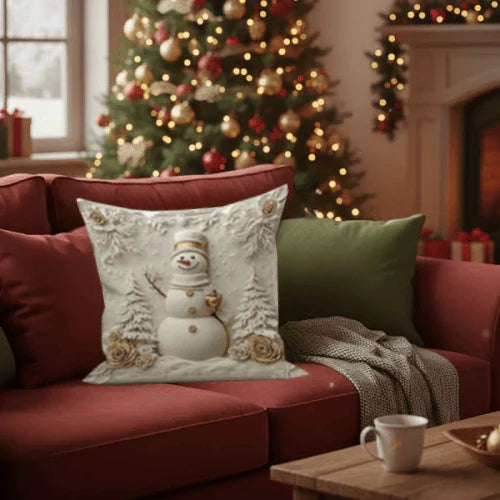 Set of 4 Decorative 3D Covers for Christmas