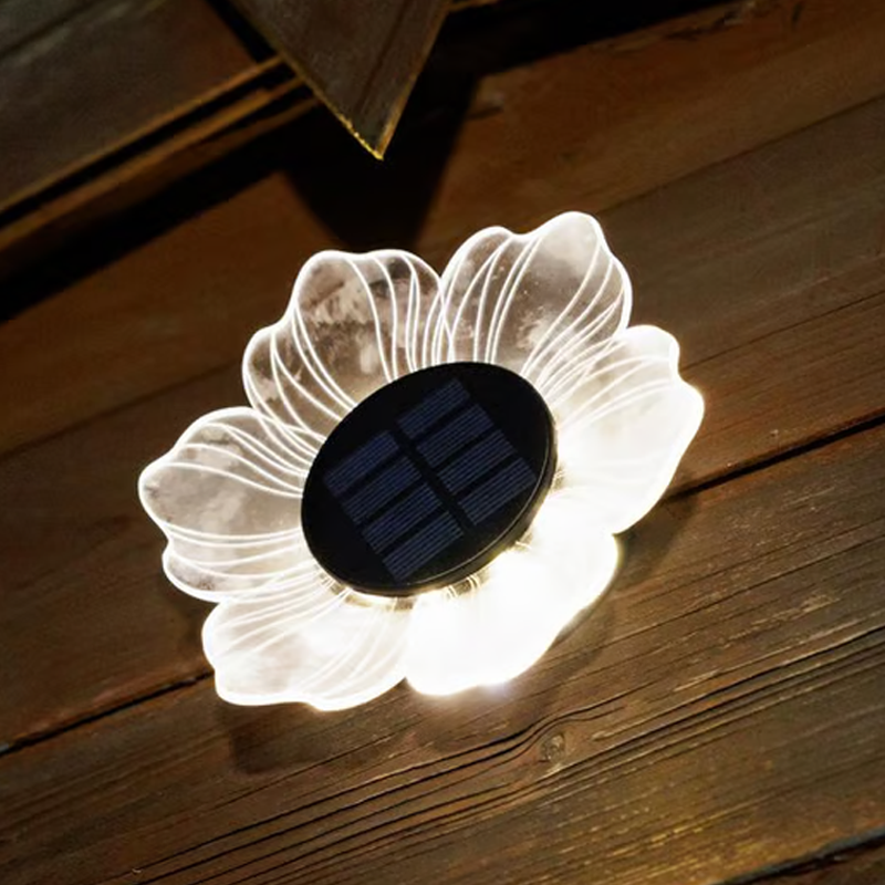 Solar-Powered Garden Glow Light - Effortless Outdoor Illumination