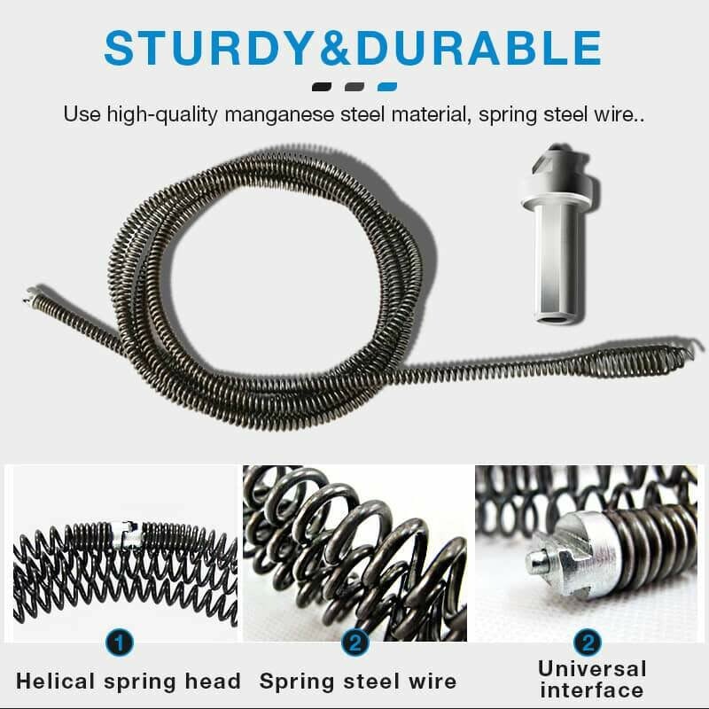 Quickly Clears Stubborn Clogs for Unobstructed Drains
