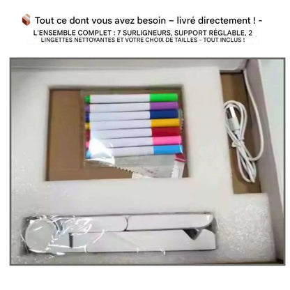 LED Drawing Board for Kids – Reusable Writing Pad with Light Pen
