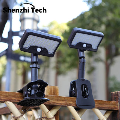 Solar Outdoor Light with Motion Sensor | 360° Adjustable | Four Lighting Modes | Weatherproof & USB Rechargeable | Security Illumination