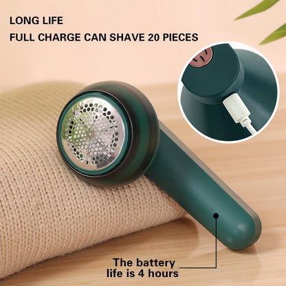 Rechargeable Fabric Shaver for Quick Lint Removal