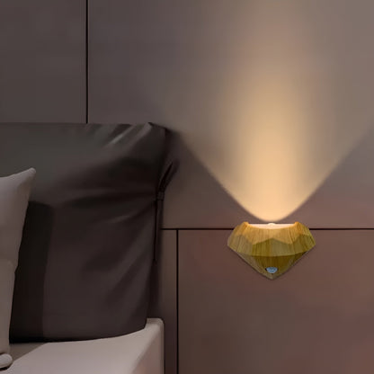 Rechargeable LED Night Light with Motion Sensor – Self-Adhesive Warm White