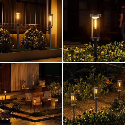 Seamless Solar Garden Path Lighting for Walkways