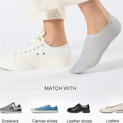 Invisible Comfort Socks - Ultra-Thin, Non-Slip Design (4 Pairs)