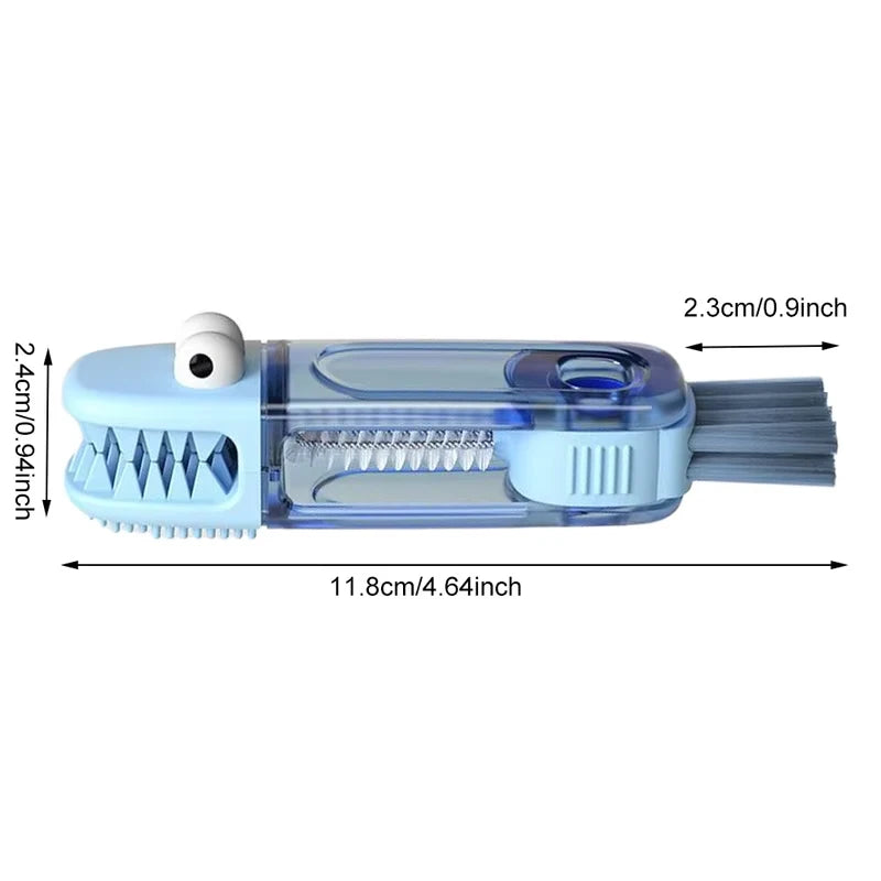 3-in-1 Bottle Brush for Caps, Straws & Neck Cleaning