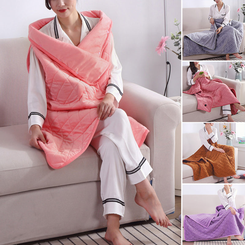 Portable USB Heated Blanket for Instant Warmth Anywhere