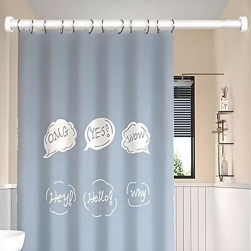 Reinforced Spring Tension Rod for Bathrooms and Closets