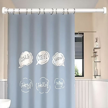 Reinforced Spring Tension Rod for Bathrooms and Closets