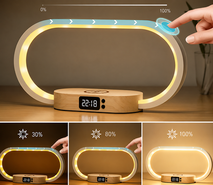 Digital Clock with Charger and Versatile Night Light