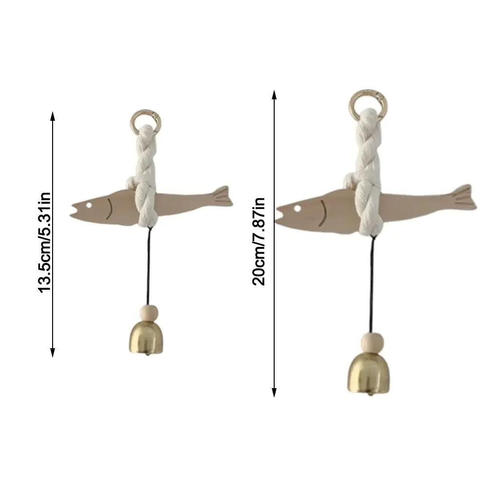 Lightweight Pine Wood Fish Wall Decor – Space-Saving Ornament