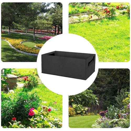 Rectangular Plant Bag – Breathable Felt Material with Handles – Sizes 6-31 Gallons
