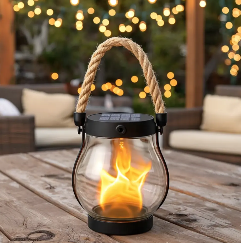 SolaraGlow Solar Lantern — Illuminate Your Evenings with Cozy Light