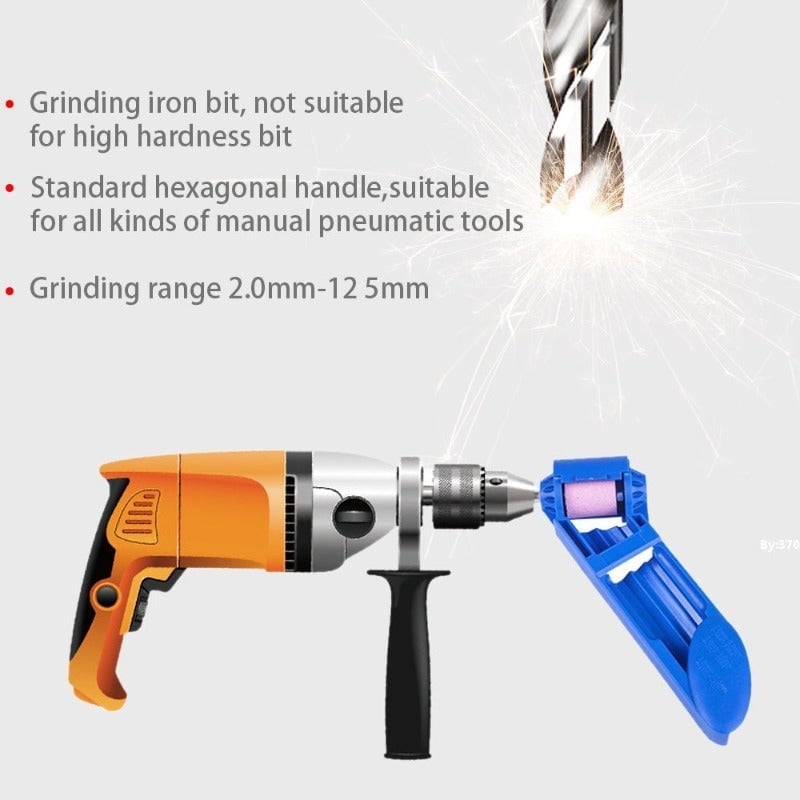 Precision Drill Sharpener for Electric Drills | Compact Tool for Home and Workshop