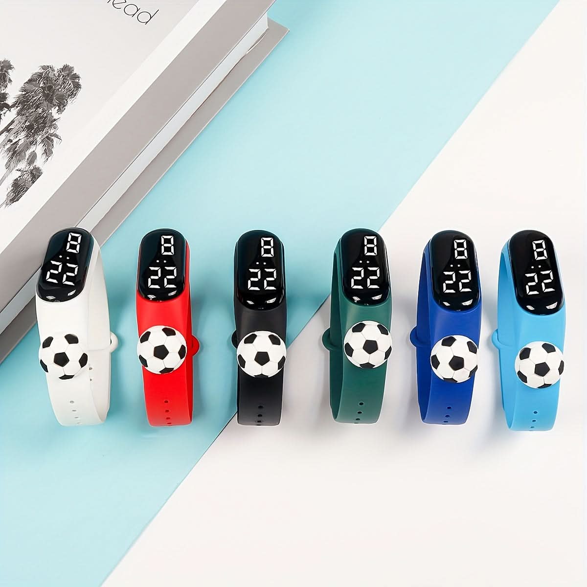 LED Soccer Wristband Gift Set with Luminous Features