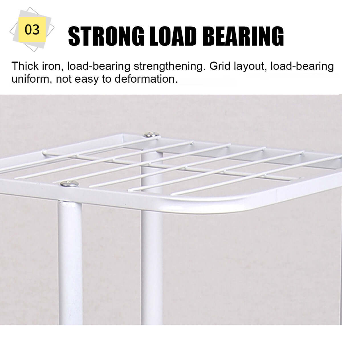 8-Tier Plant Pot Display Rack - Tall Garden Organizer